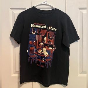 hot topic cat graphic tee